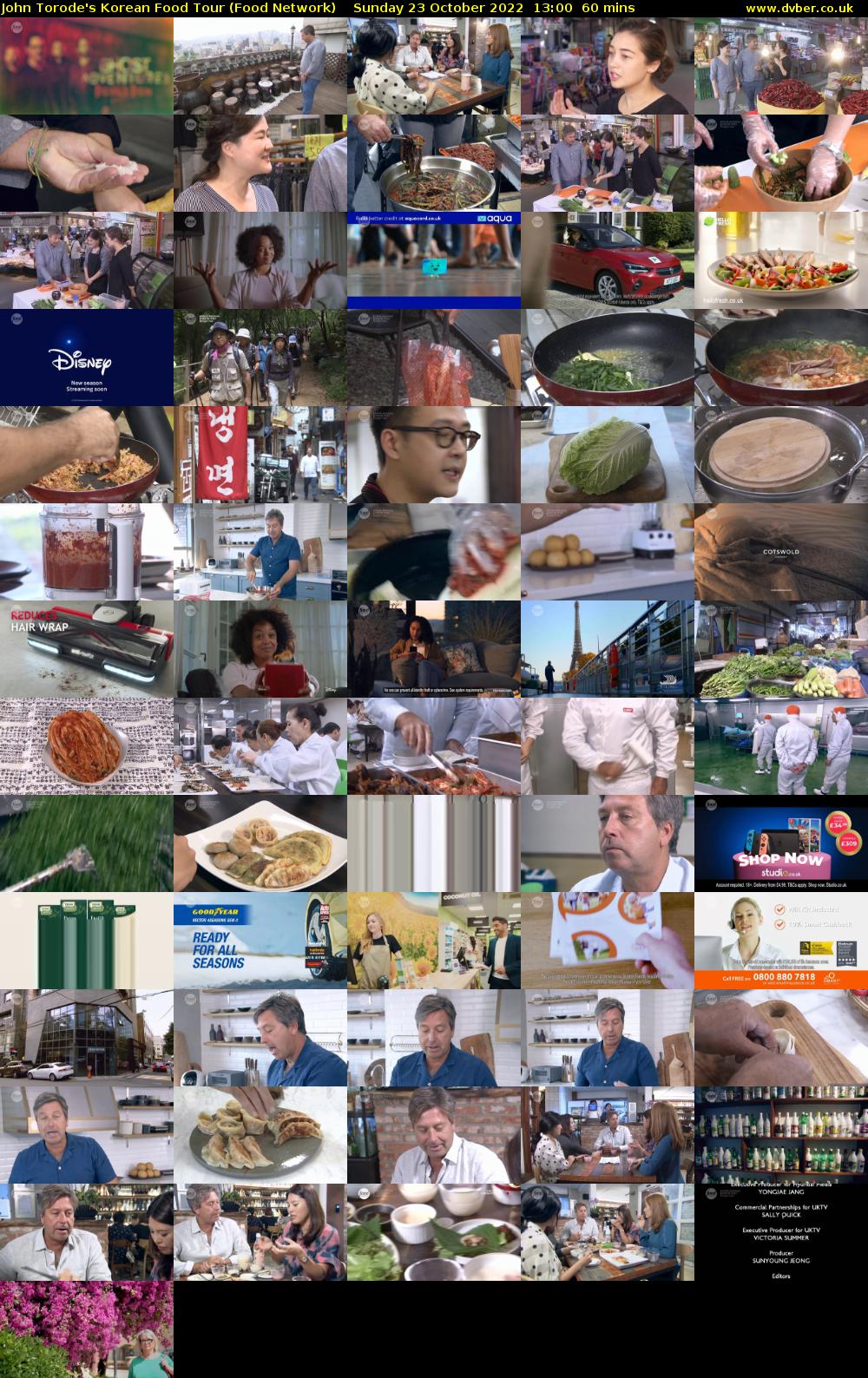 John Torode's Korean Food Tour (Food Network) Sunday 23 October 2022 13:00 - 14:00
