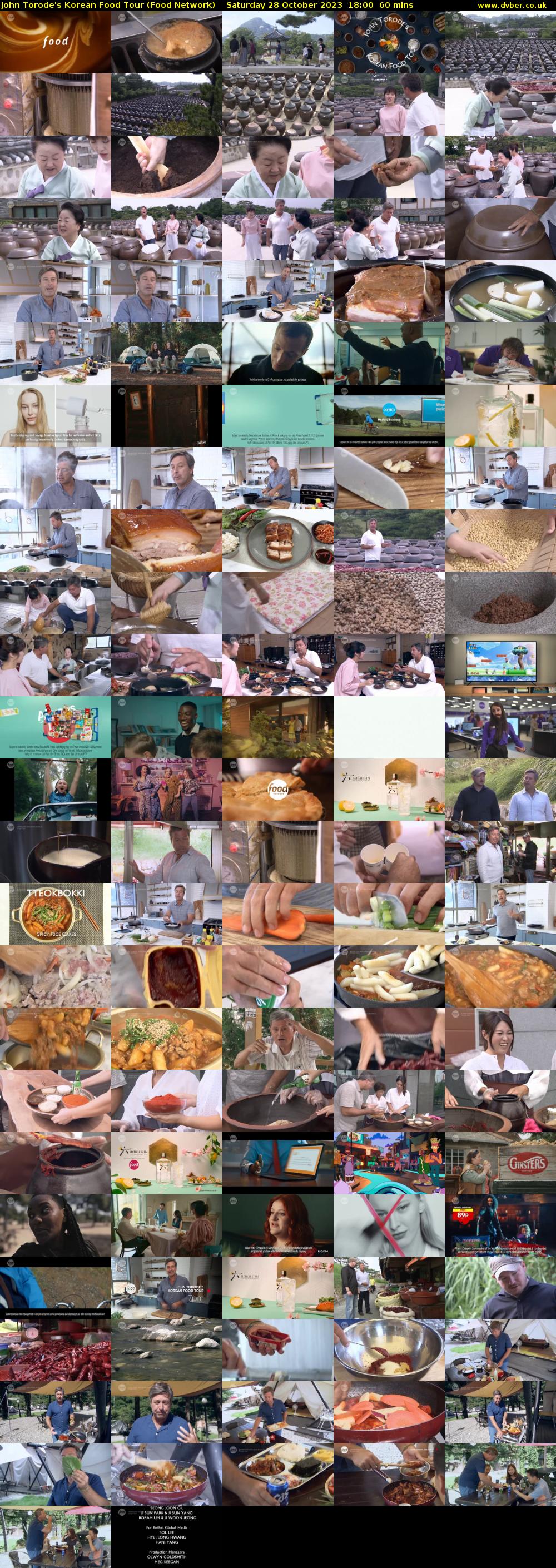 John Torode's Korean Food Tour (Food Network) Saturday 28 October 2023 18:00 - 19:00