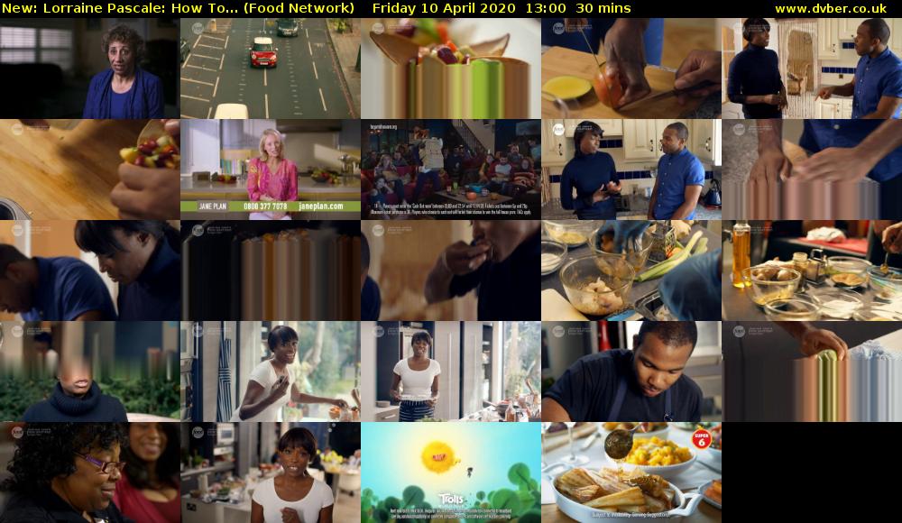 Lorraine Pascale: How To... (Food Network) Friday 10 April 2020 13:00 - 13:30