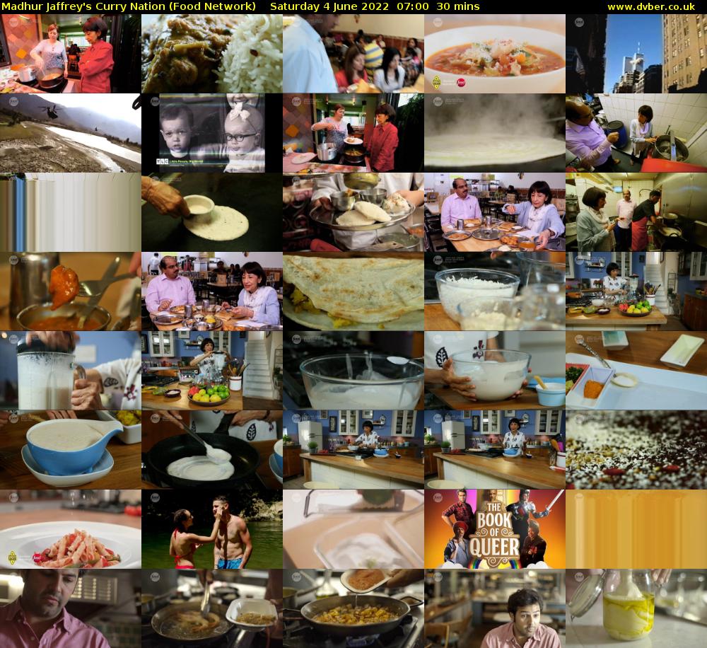 Madhur Jaffrey's Curry Nation (Food Network) Saturday 4 June 2022 07:00 - 07:30