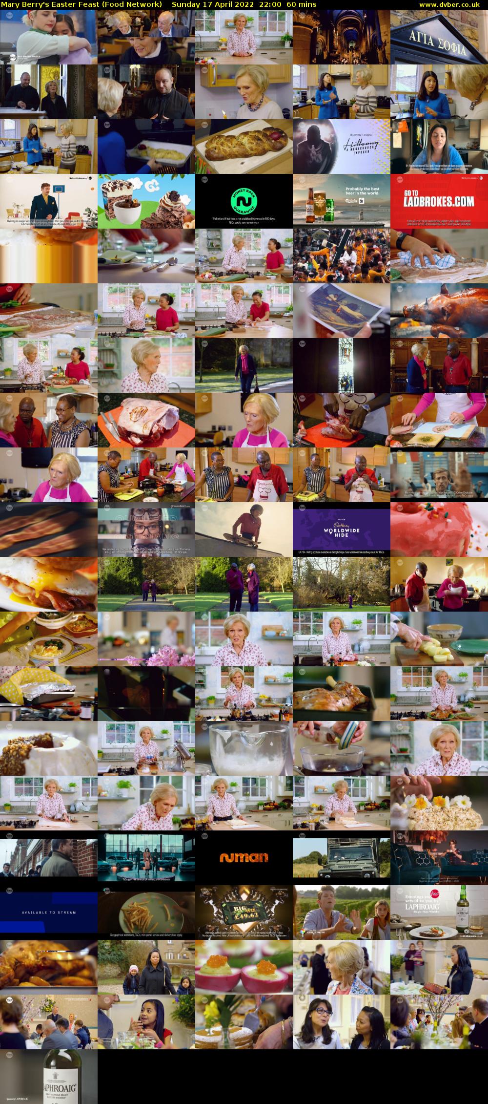 Mary Berry's Easter Feast (Food Network) Sunday 17 April 2022 22:00 - 23:00