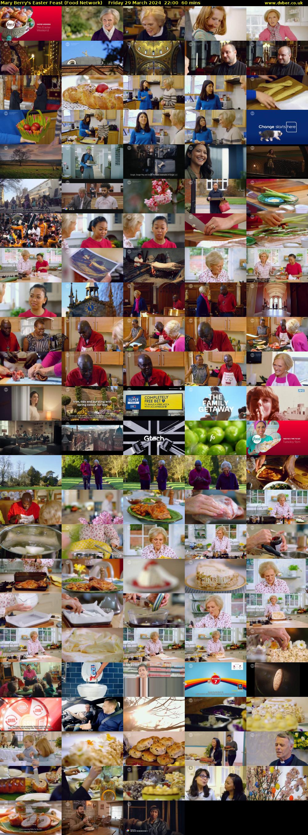 Mary Berry's Easter Feast (Food Network) Friday 29 March 2024 22:00 - 23:00