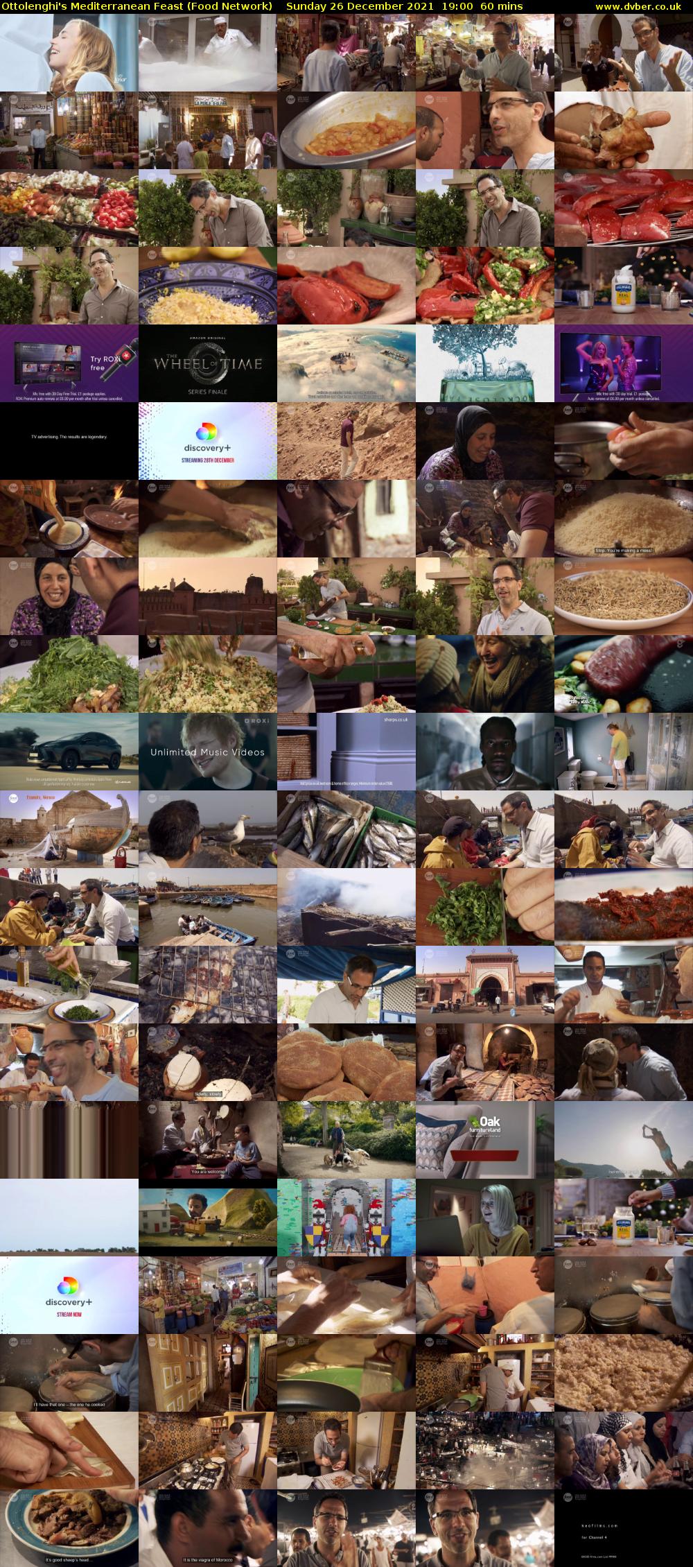 Ottolenghi's Mediterranean Feast (Food Network) Sunday 26 December 2021 19:00 - 20:00