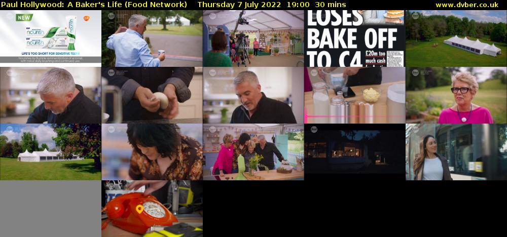 Paul Hollywood: A Baker's Life (Food Network) Thursday 7 July 2022 19:00 - 19:30