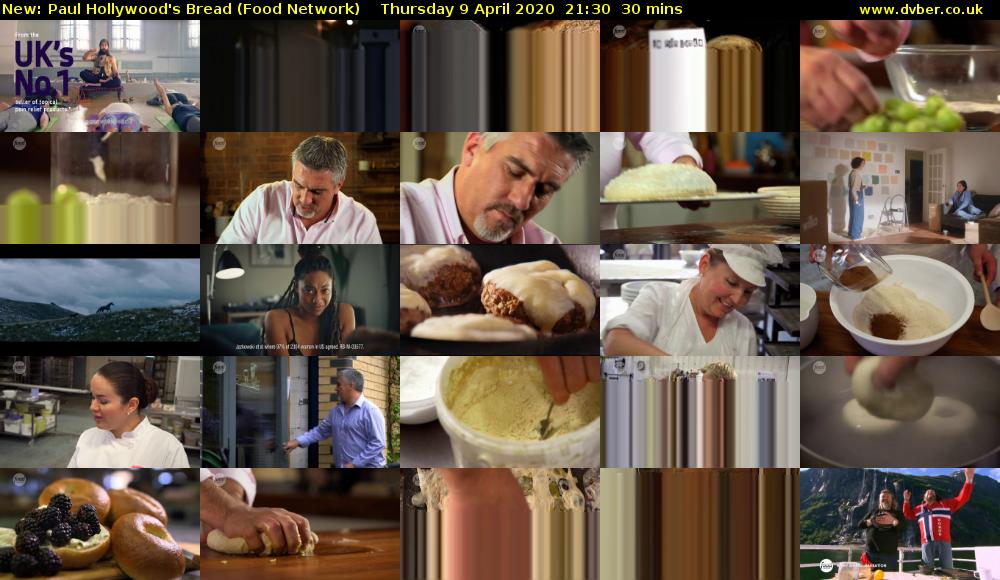 Paul Hollywood's Bread (Food Network) Thursday 9 April 2020 21:30 - 22:00