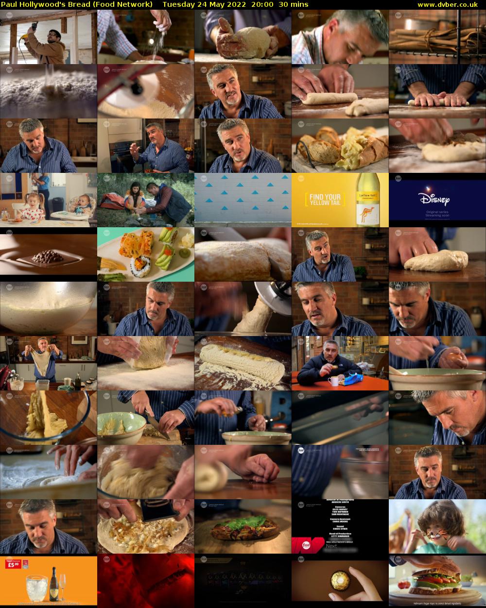 Paul Hollywood's Bread (Food Network) Tuesday 24 May 2022 20:00 - 20:30