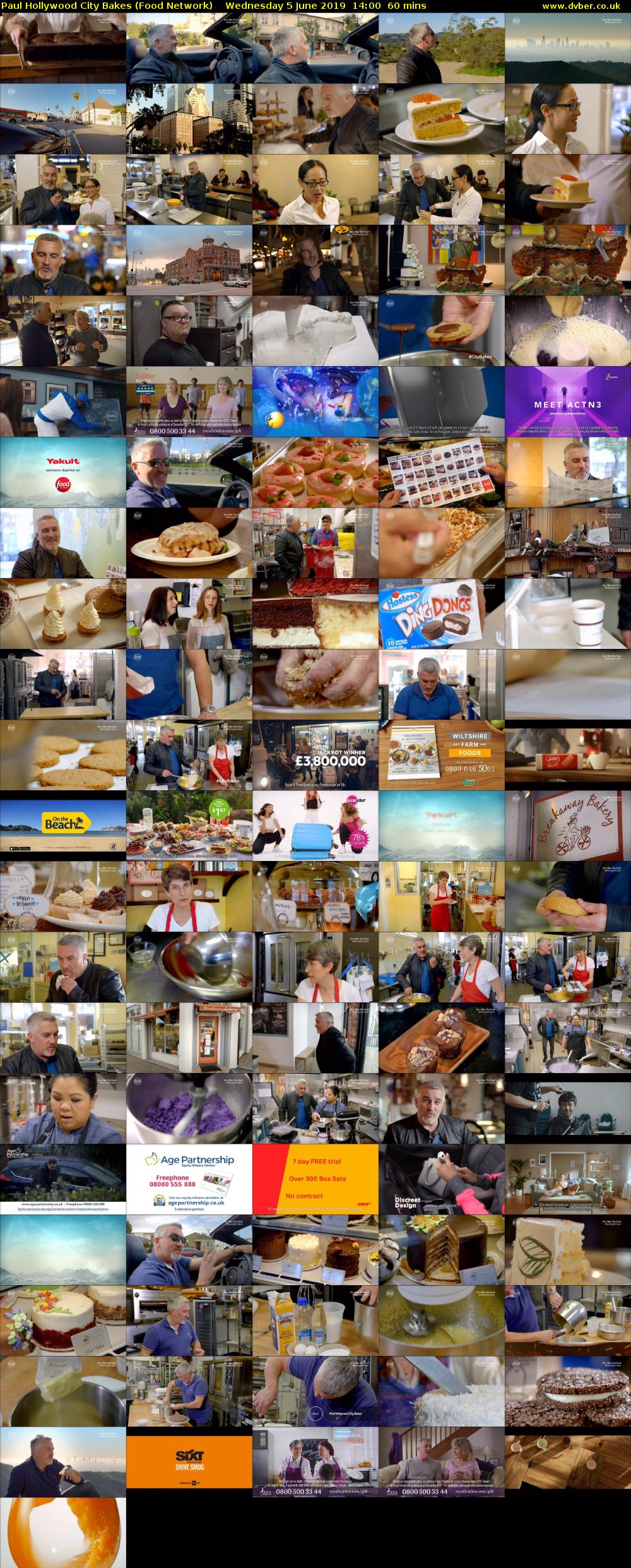 Paul Hollywood City Bakes (Food Network) Wednesday 5 June 2019 14:00 - 15:00