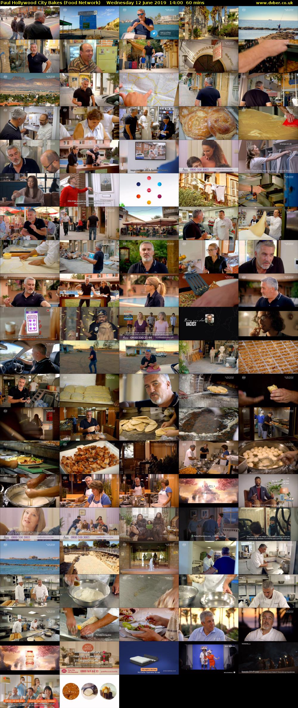 Paul Hollywood City Bakes (Food Network) Wednesday 12 June 2019 14:00 - 15:00