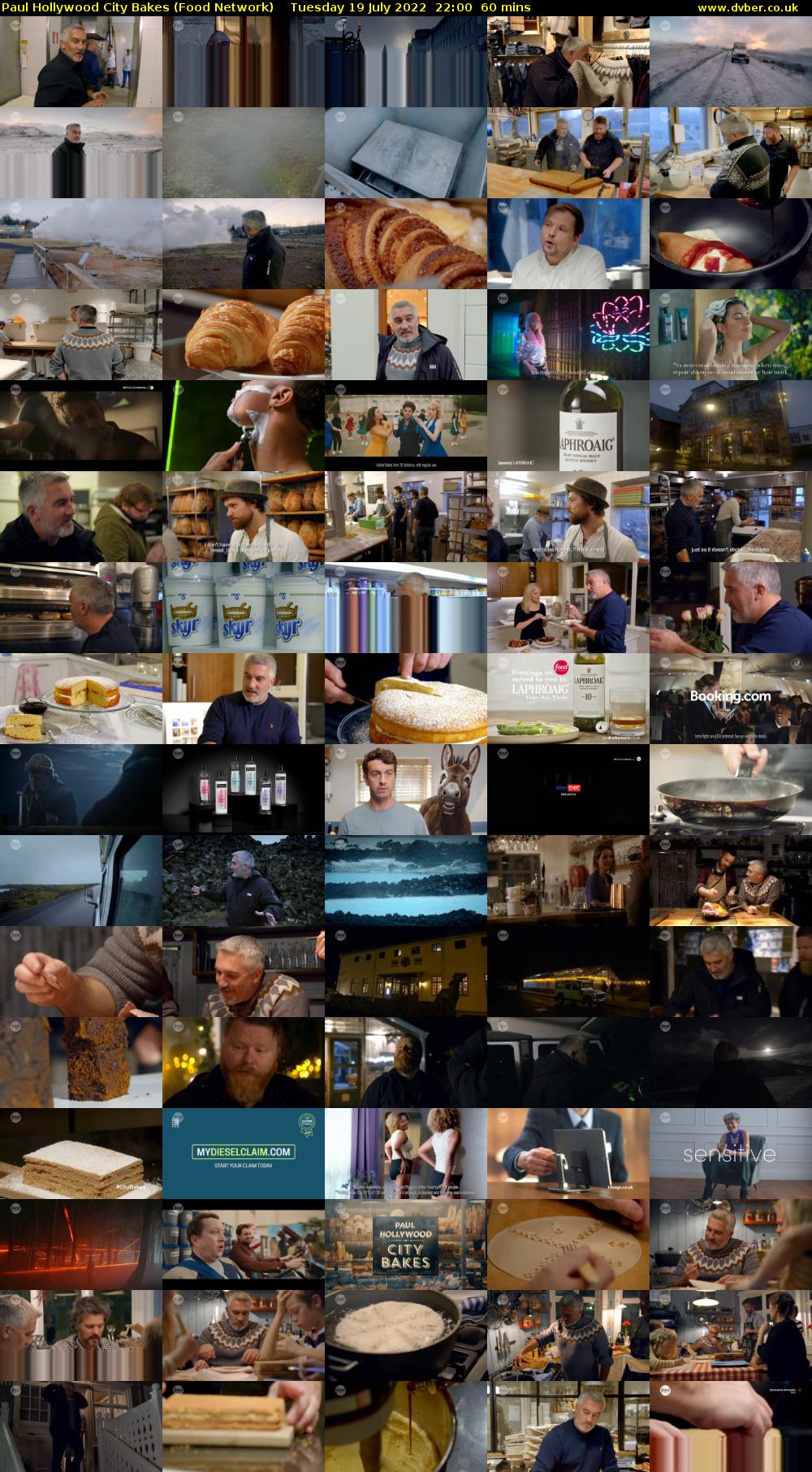 Paul Hollywood City Bakes (Food Network) Tuesday 19 July 2022 22:00 - 23:00