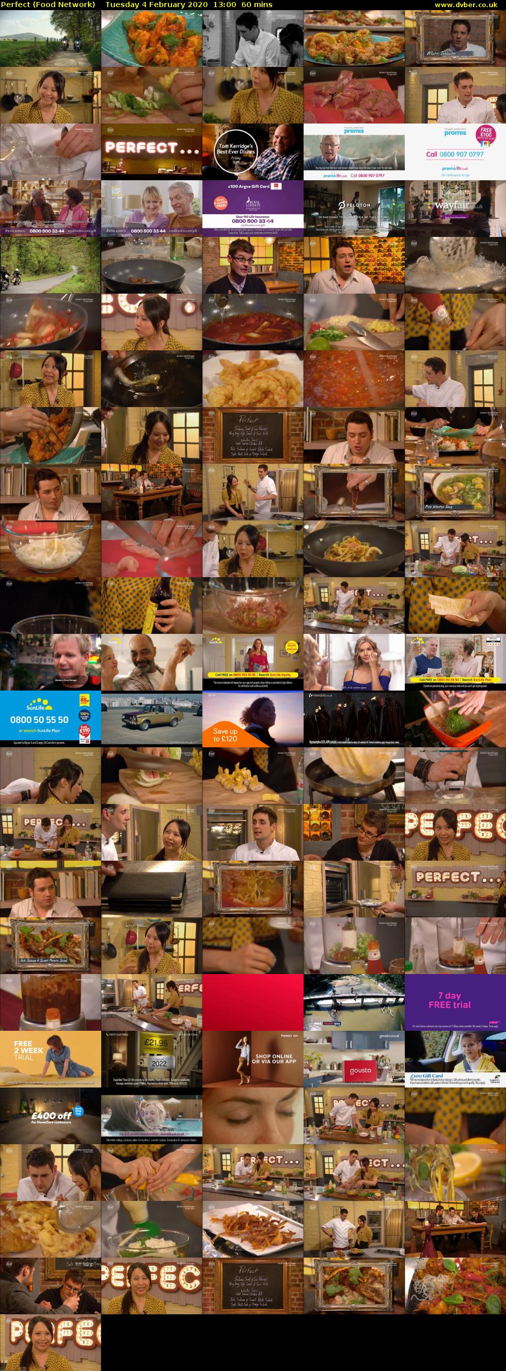 Perfect (Food Network) Tuesday 4 February 2020 13:00 - 14:00