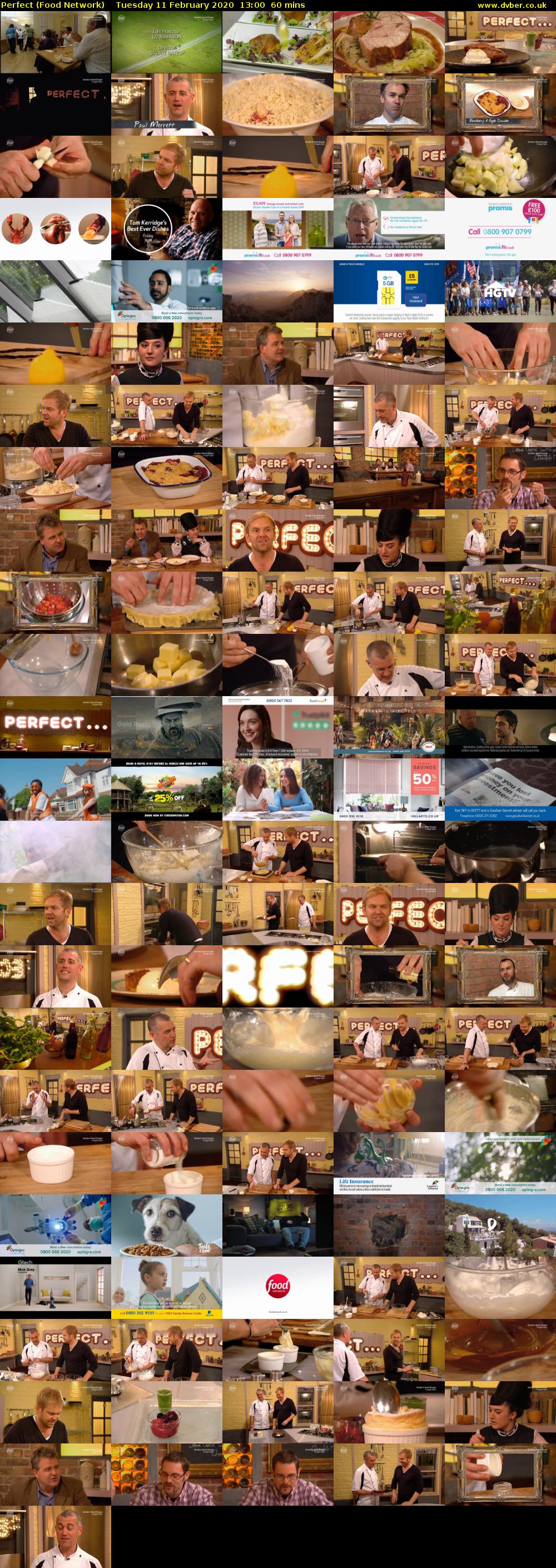 Perfect (Food Network) Tuesday 11 February 2020 13:00 - 14:00
