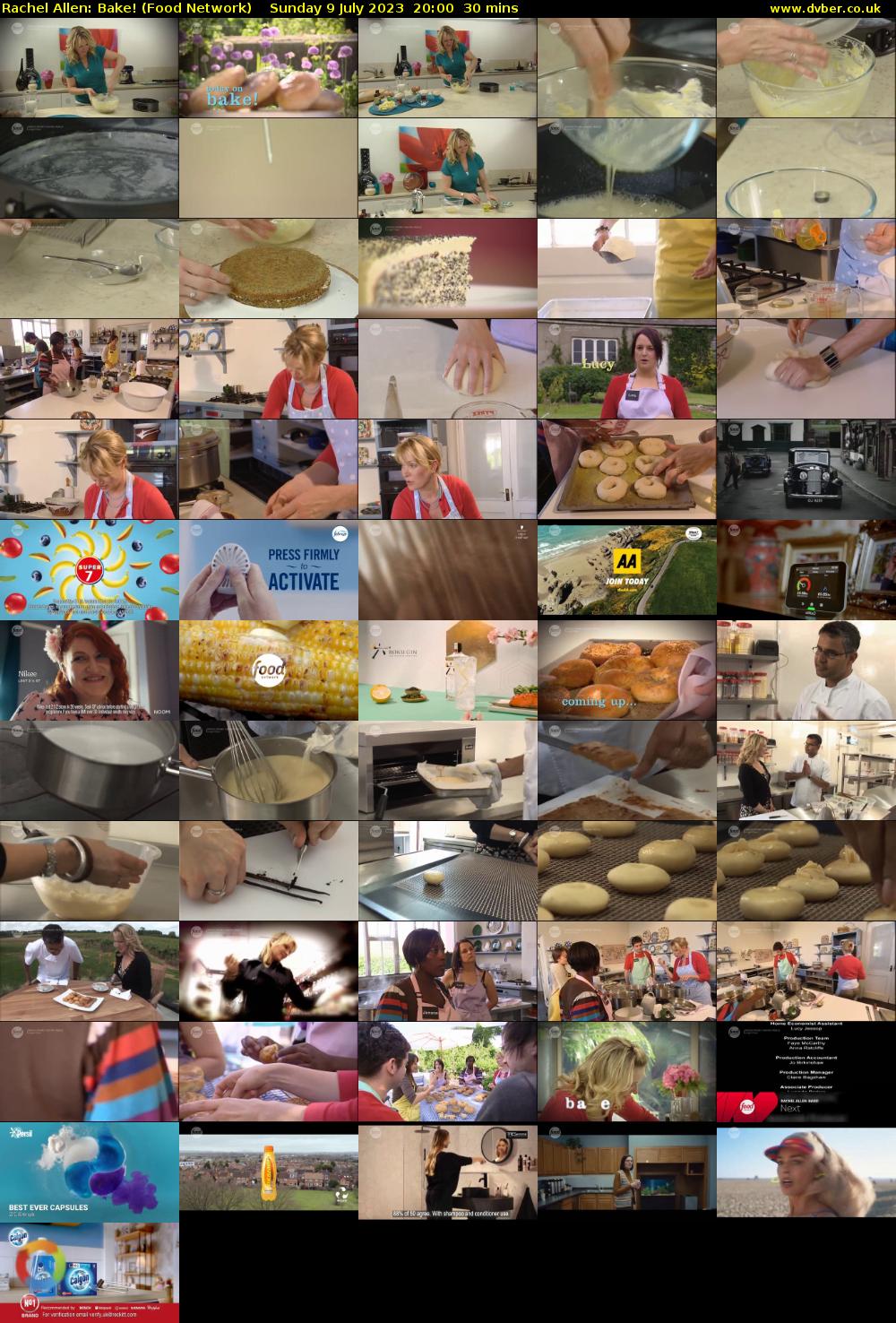 Rachel Allen: Bake! (Food Network) Sunday 9 July 2023 20:00 - 20:30