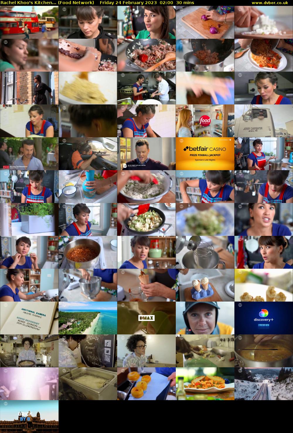 Rachel Khoo's Kitchen... (Food Network) Friday 24 February 2023 02:00 - 02:30