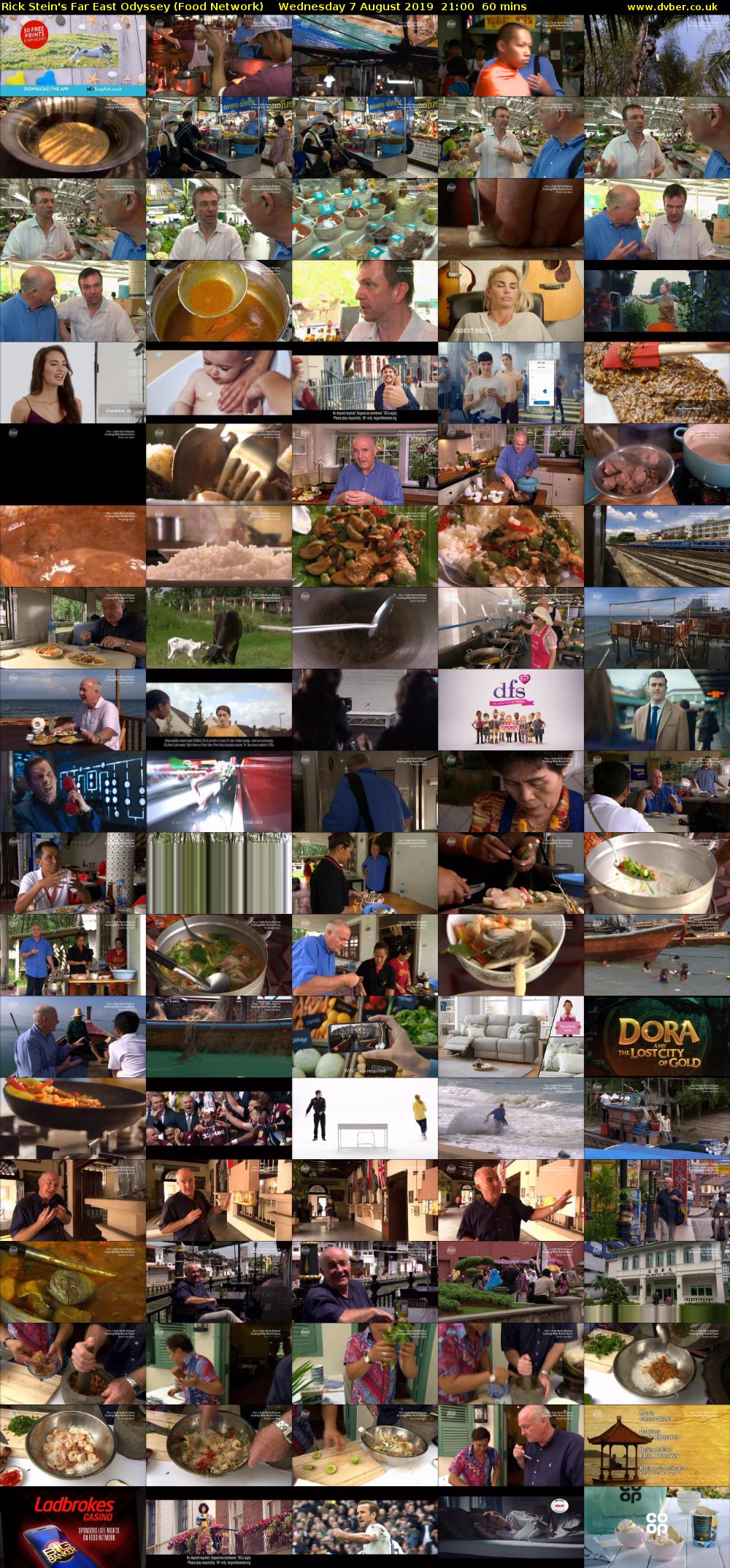 Rick Stein's Far East Odyssey (Food Network) Wednesday 7 August 2019 21:00 - 22:00