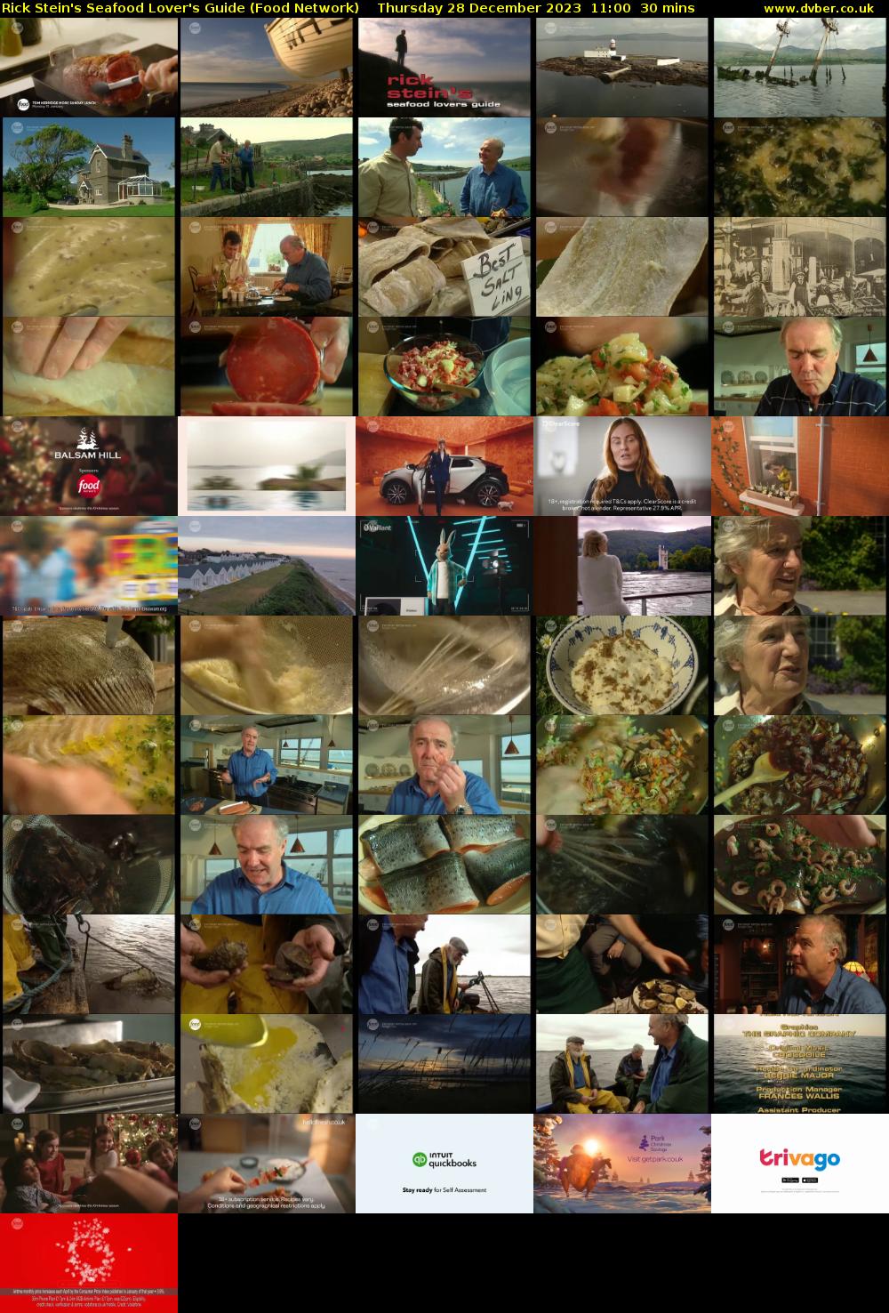 Rick Stein's Seafood Lover's Guide (Food Network) Thursday 28 December 2023 11:00 - 11:30