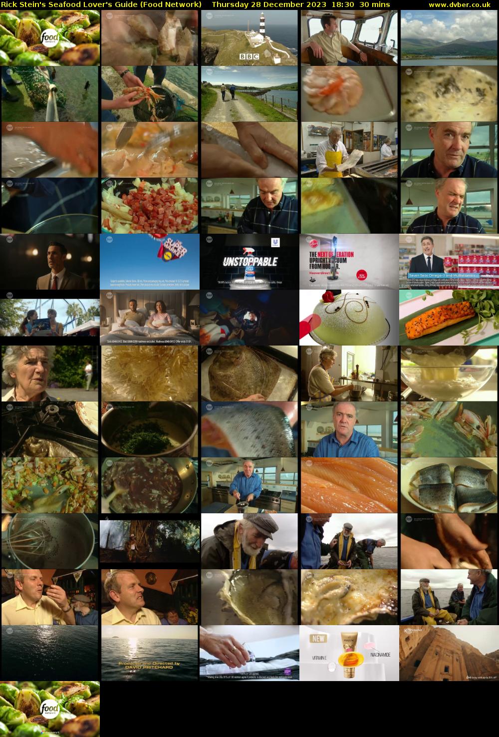 Rick Stein's Seafood Lover's Guide (Food Network) Thursday 28 December 2023 18:30 - 19:00