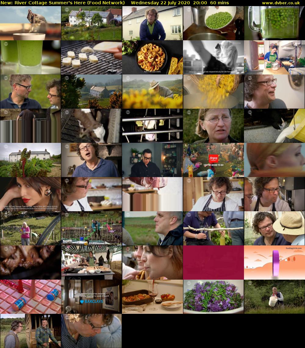 River Cottage Summer's Here (Food Network) Wednesday 22 July 2020 20:00 - 21:00