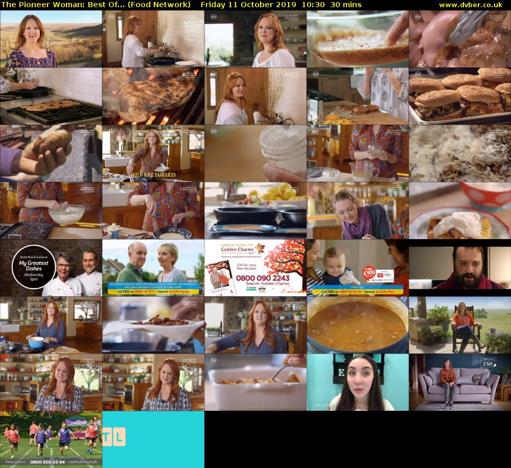 The Pioneer Woman: Best Of... (Food Network) Friday 11 October 2019 10:30 - 11:00