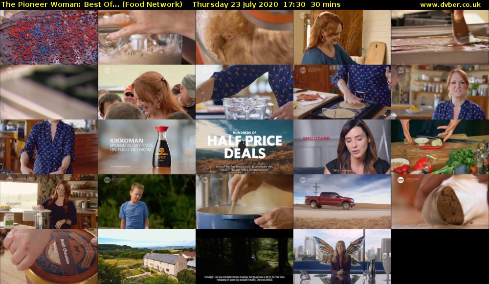 The Pioneer Woman: Best Of... (Food Network) Thursday 23 July 2020 17:30 - 18:00