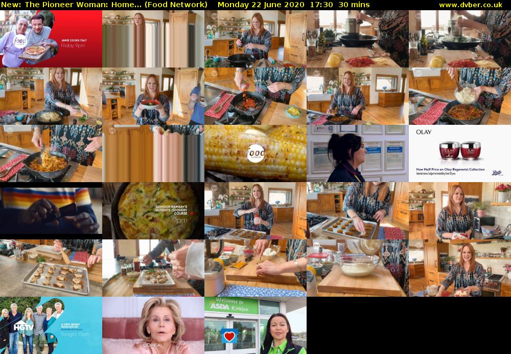 The Pioneer Woman: Home... (Food Network) Monday 22 June 2020 17:30 - 18:00