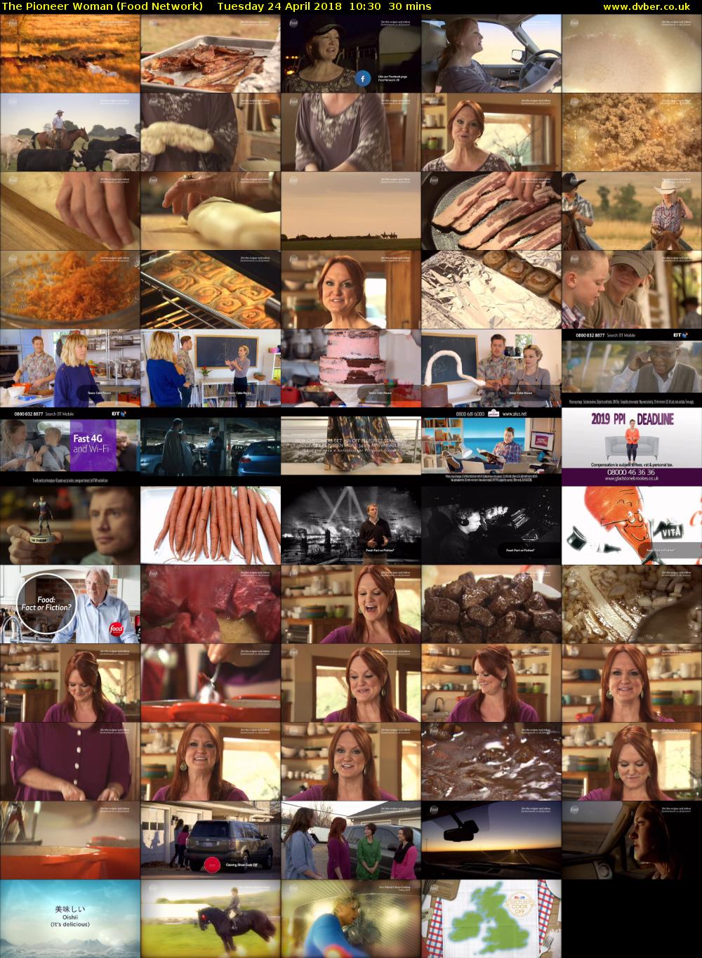 The Pioneer Woman (Food Network) Tuesday 24 April 2018 10:30 - 11:00