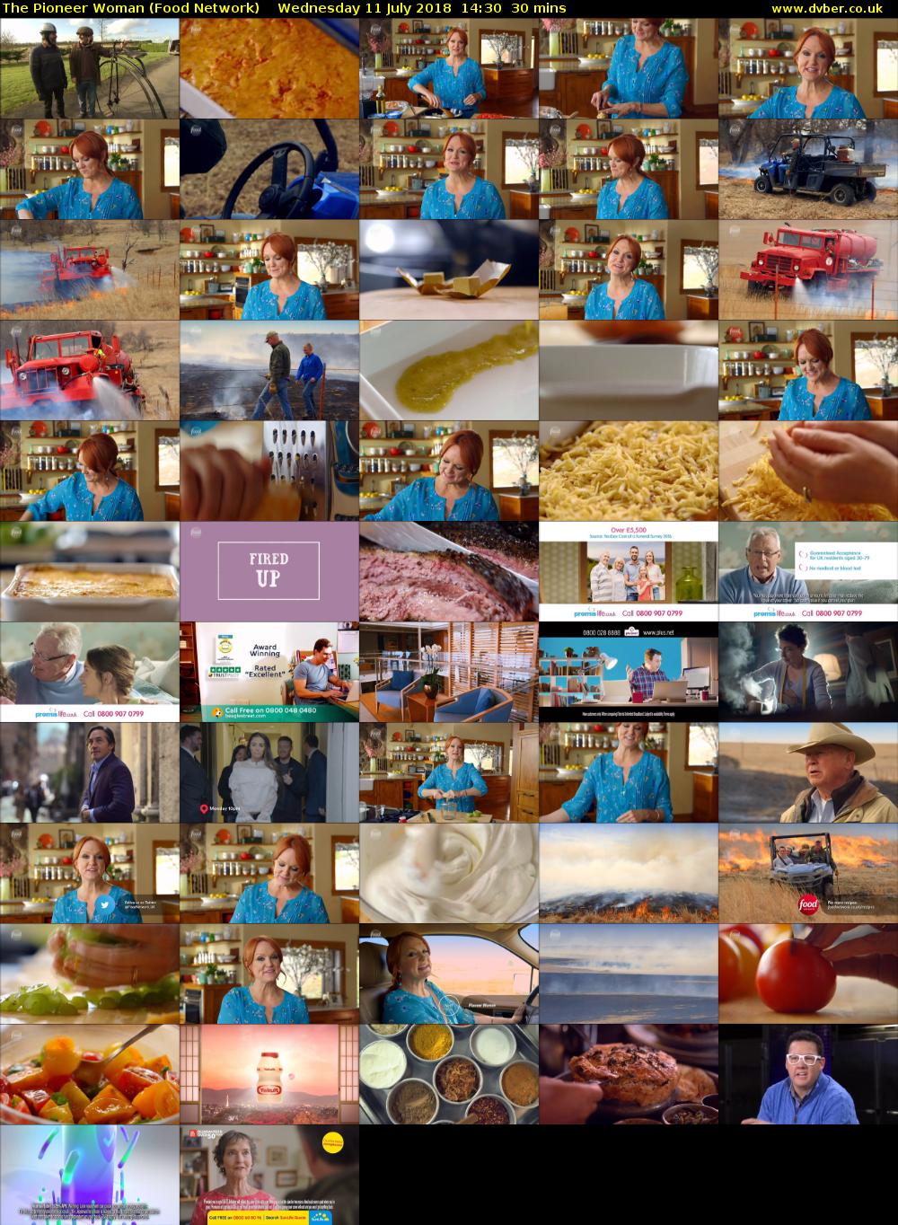 The Pioneer Woman (Food Network) Wednesday 11 July 2018 14:30 - 15:00