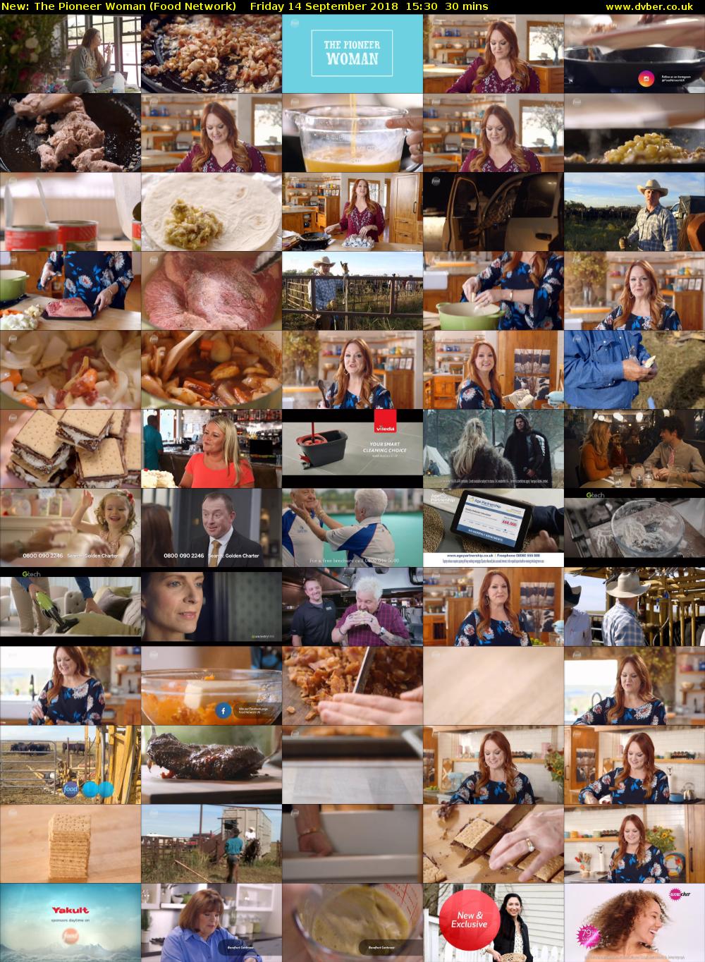 The Pioneer Woman (Food Network) Friday 14 September 2018 15:30 - 16:00