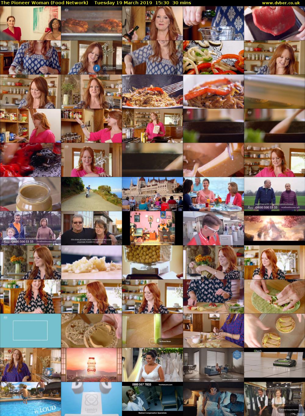 The Pioneer Woman (Food Network) Tuesday 19 March 2019 15:30 - 16:00