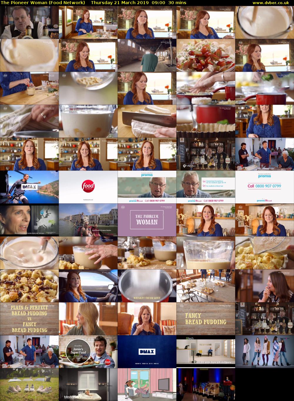 The Pioneer Woman (Food Network) Thursday 21 March 2019 09:00 - 09:30