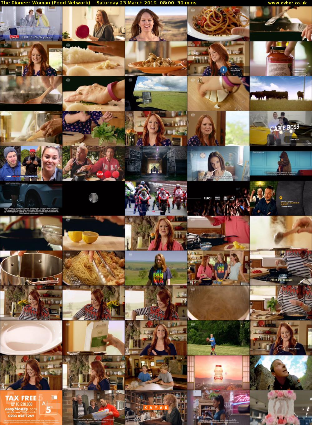 The Pioneer Woman (Food Network) Saturday 23 March 2019 08:00 - 08:30