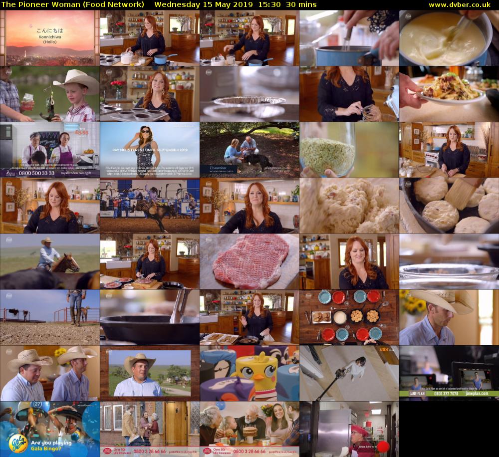 The Pioneer Woman (Food Network) Wednesday 15 May 2019 15:30 - 16:00