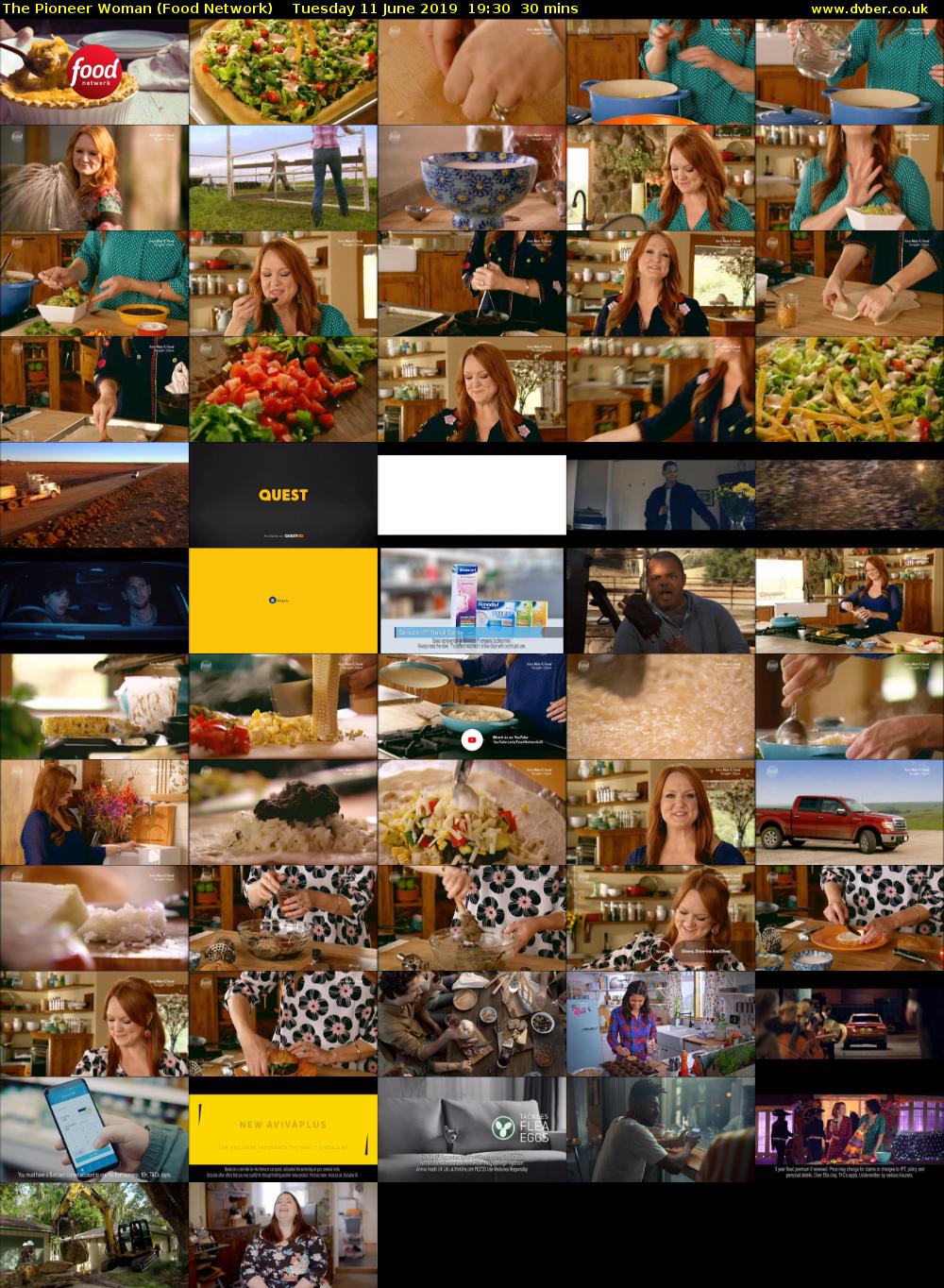 The Pioneer Woman (Food Network) Tuesday 11 June 2019 19:30 - 20:00