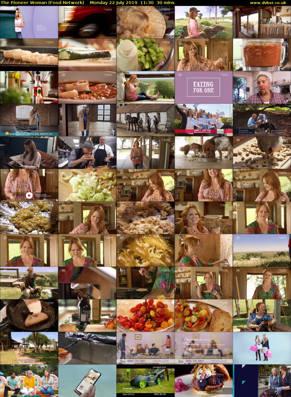 The Pioneer Woman (Food Network) Monday 22 July 2019 11:30 - 12:00