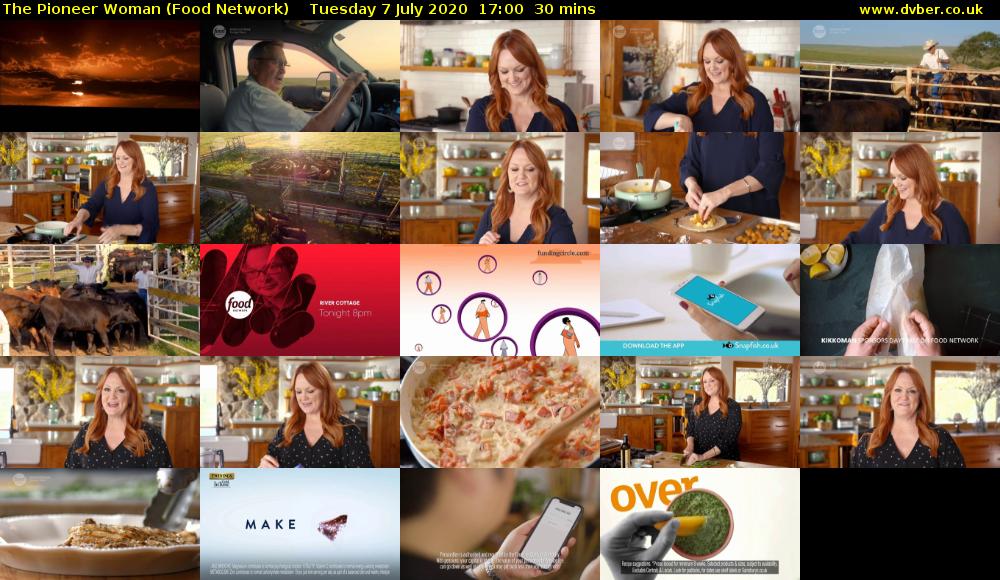 The Pioneer Woman (Food Network) Tuesday 7 July 2020 17:00 - 17:30