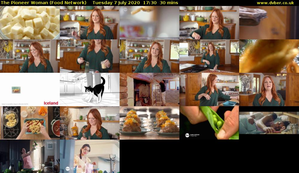 The Pioneer Woman (Food Network) Tuesday 7 July 2020 17:30 - 18:00