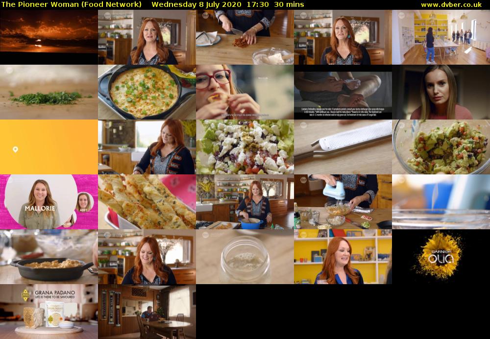 The Pioneer Woman (Food Network) Wednesday 8 July 2020 17:30 - 18:00