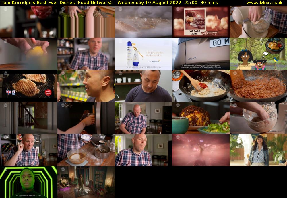 Tom Kerridge's Best Ever Dishes (Food Network) Wednesday 10 August 2022 22:00 - 22:30