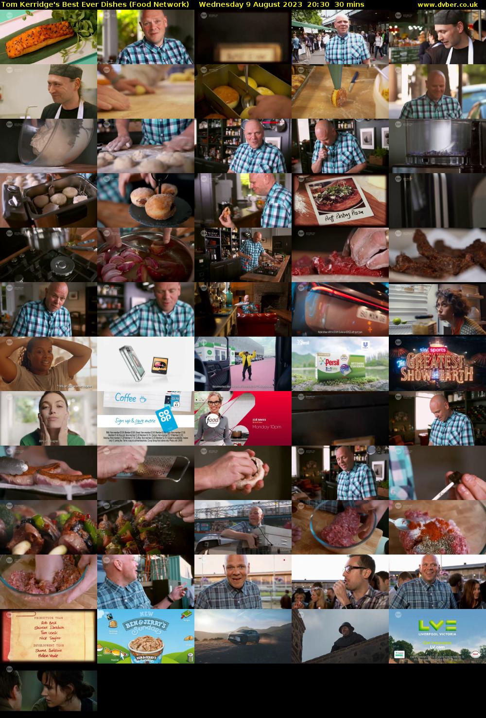Tom Kerridge's Best Ever Dishes (Food Network) Wednesday 9 August 2023 20:30 - 21:00