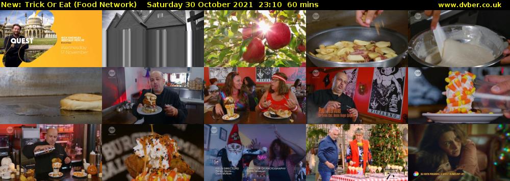 Trick Or Eat (Food Network) Saturday 30 October 2021 23:10 - 00:10