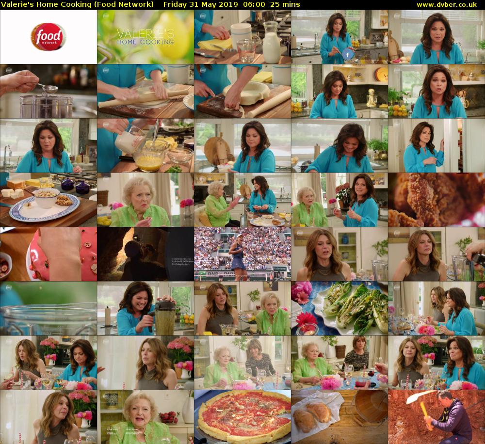 Valerie's Home Cooking (Food Network) Friday 31 May 2019 06:00 - 06:25