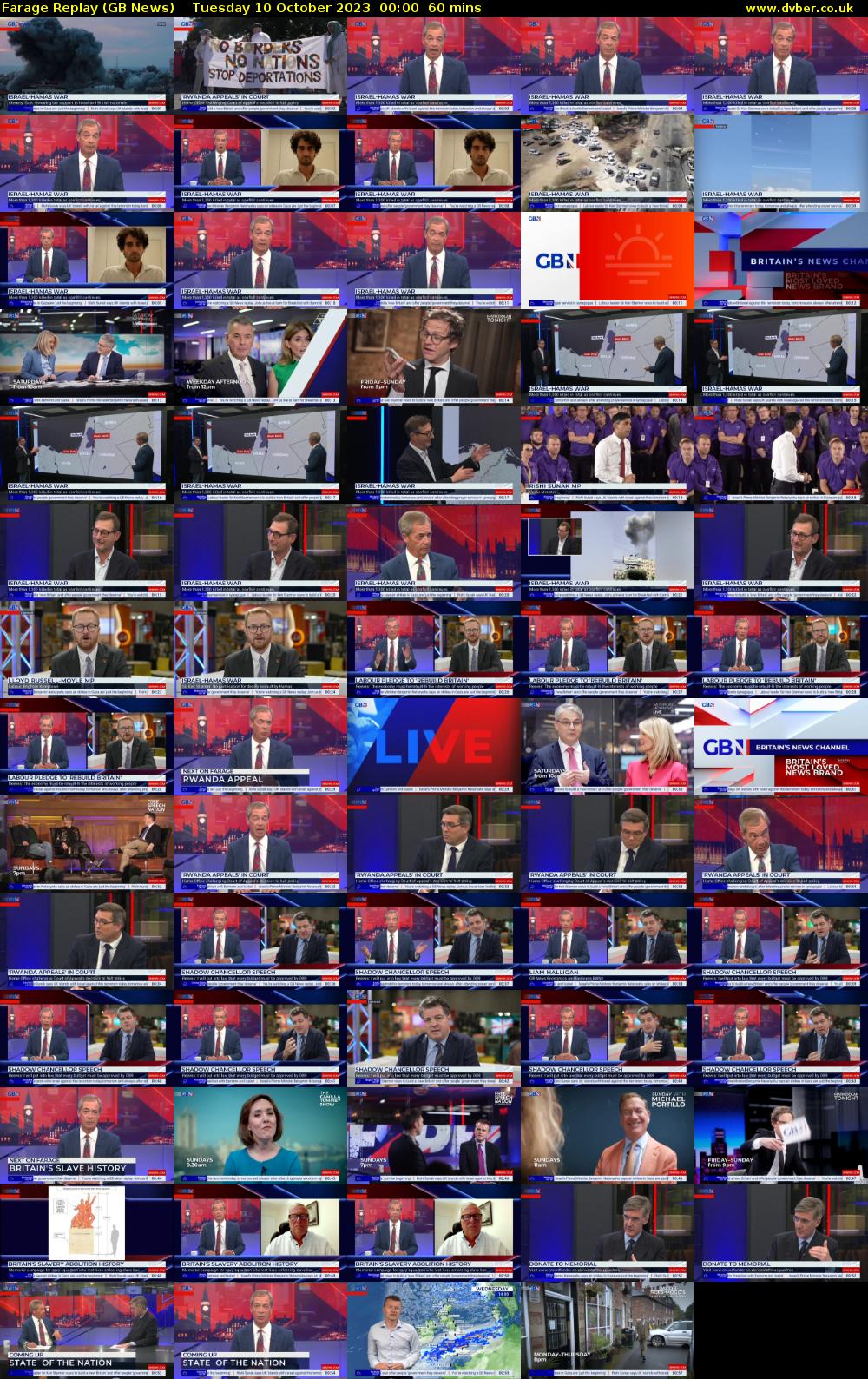 Farage Replay (GB News) Tuesday 10 October 2023 00:00 - 01:00