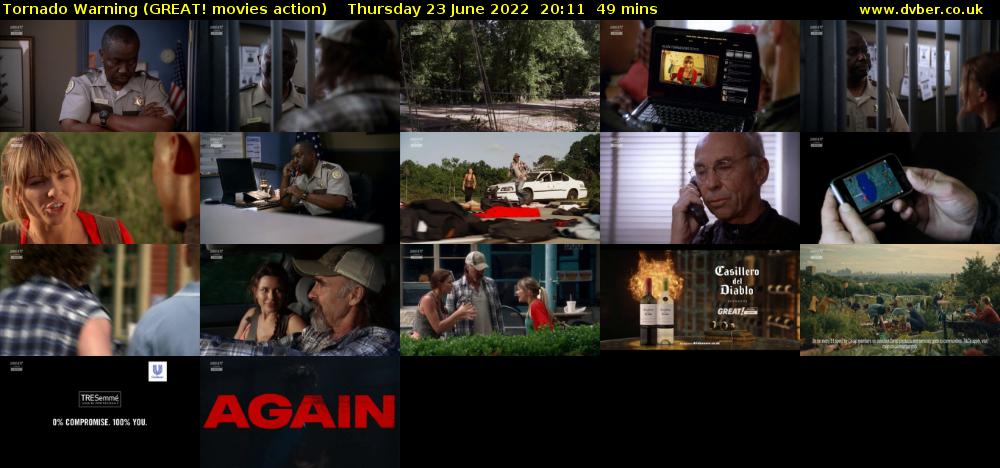 Tornado Warning (GREAT! movies action) Thursday 23 June 2022 20:11 - 21:00
