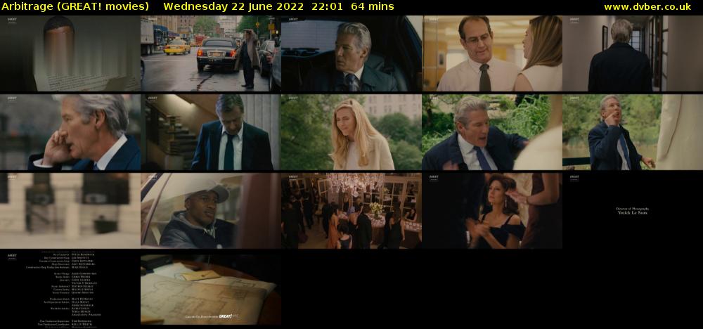 Arbitrage (GREAT! movies) Wednesday 22 June 2022 22:01 - 23:05