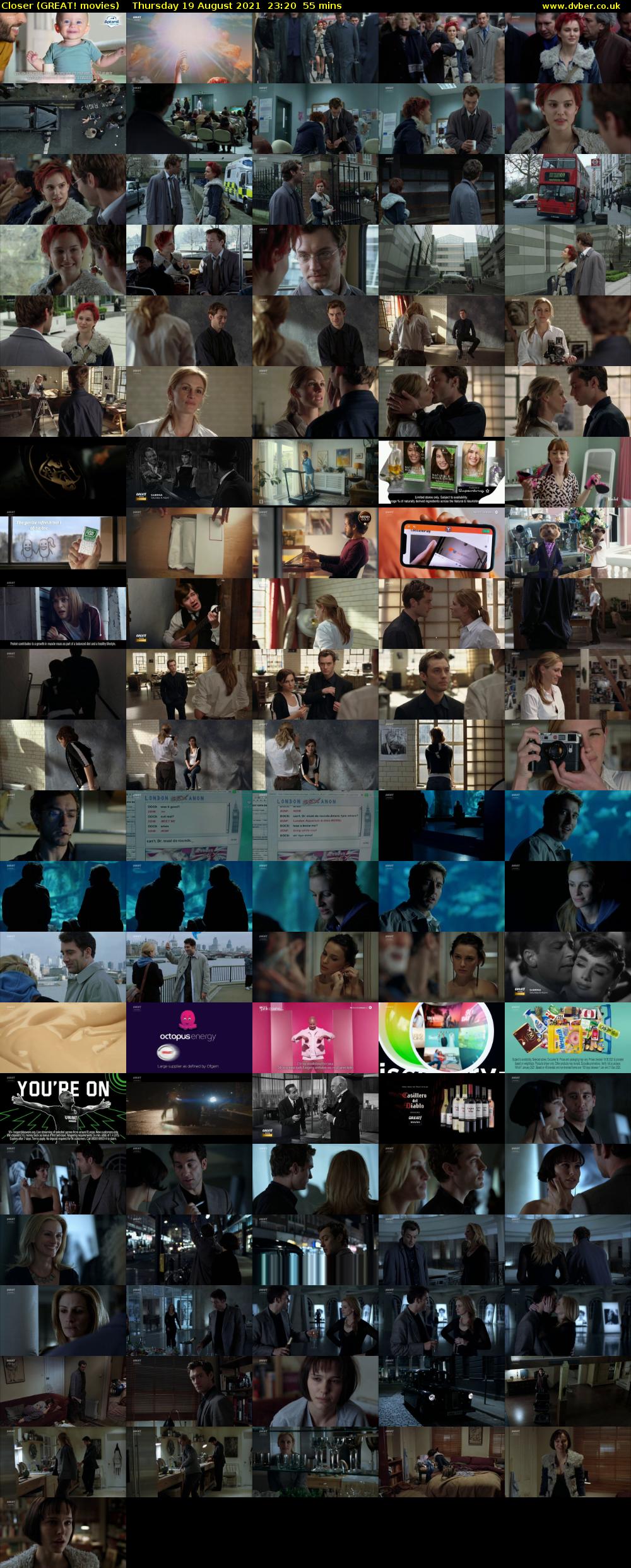 Closer (GREAT! movies) Thursday 19 August 2021 23:20 - 00:15