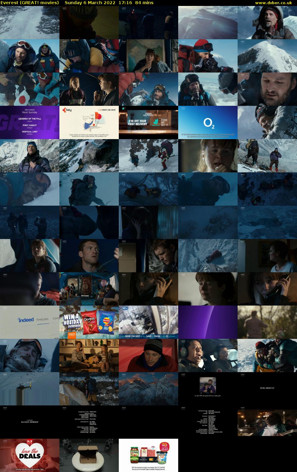 Everest (GREAT! movies) Sunday 6 March 2022 17:16 - 18:40
