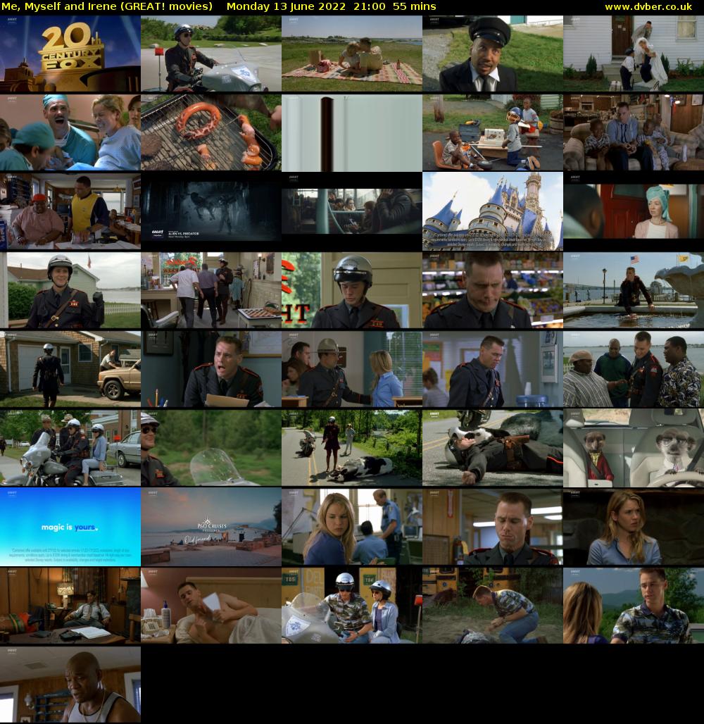 Me, Myself and Irene (GREAT! movies) Monday 13 June 2022 21:00 - 21:55