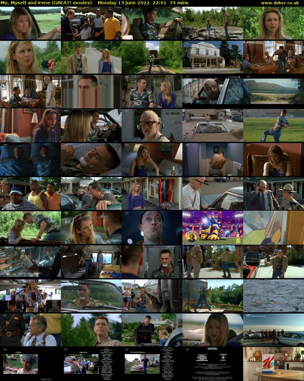 Me, Myself and Irene (GREAT! movies) Monday 13 June 2022 22:01 - 23:15