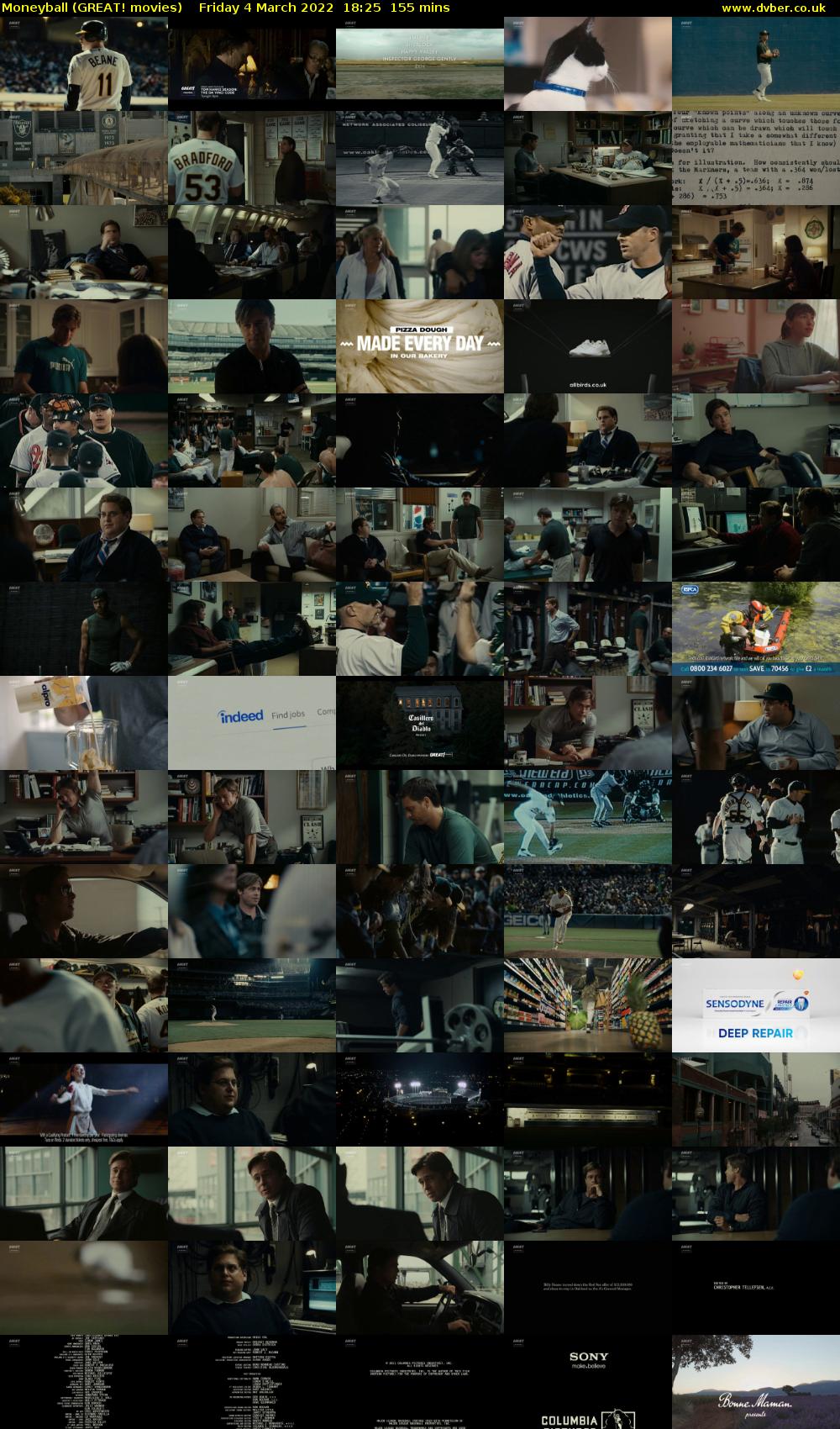 Moneyball (GREAT! movies) Friday 4 March 2022 18:25 - 21:00