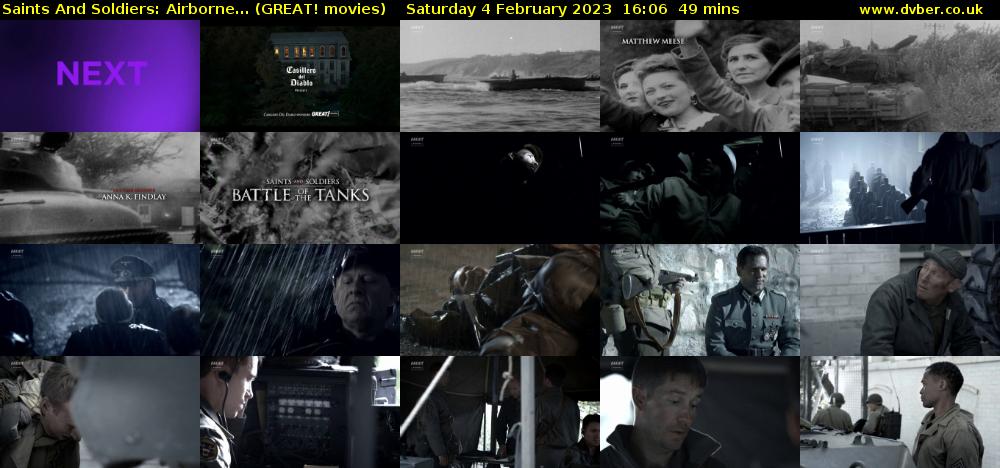 Saints And Soldiers: Airborne... (GREAT! movies) Saturday 4 February 2023 16:06 - 16:55