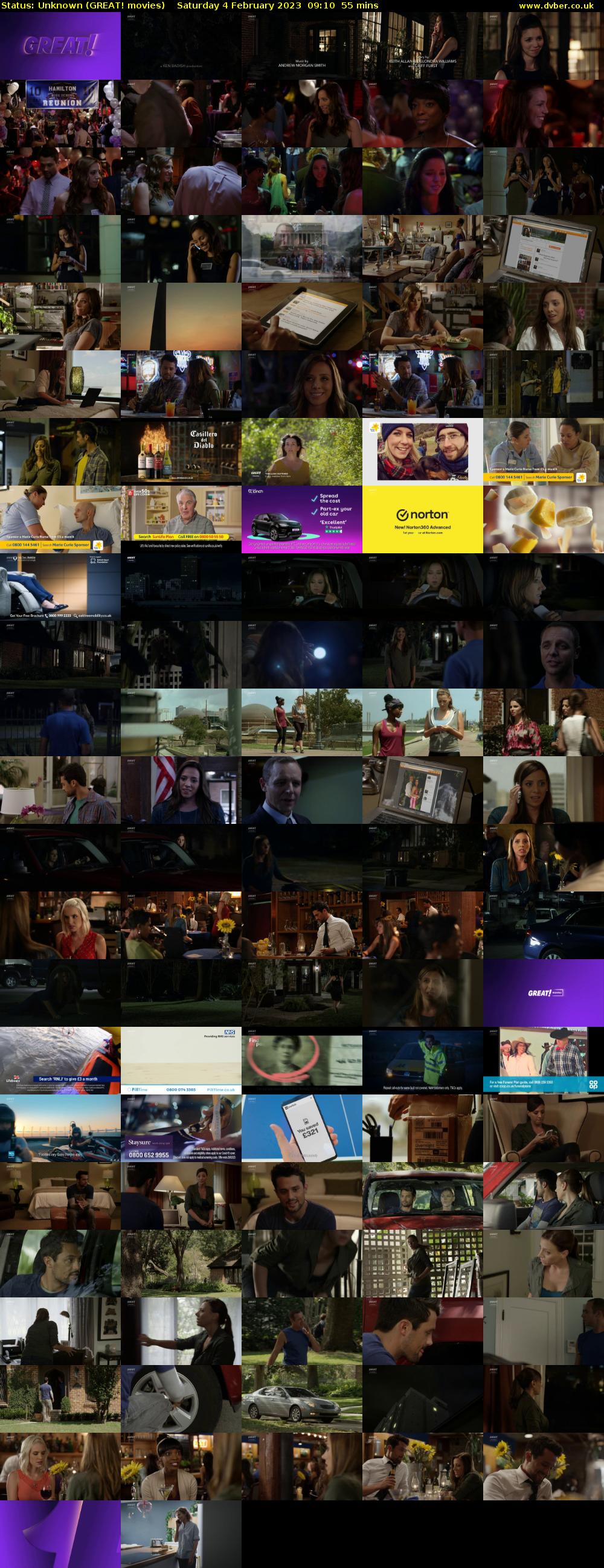 Status: Unknown (GREAT! movies) Saturday 4 February 2023 09:10 - 10:05